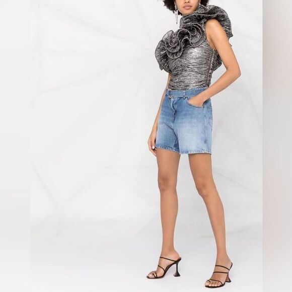 Tom Ford Belted Jeans Denim Shorts size 26 New S - Picture 3 of 12